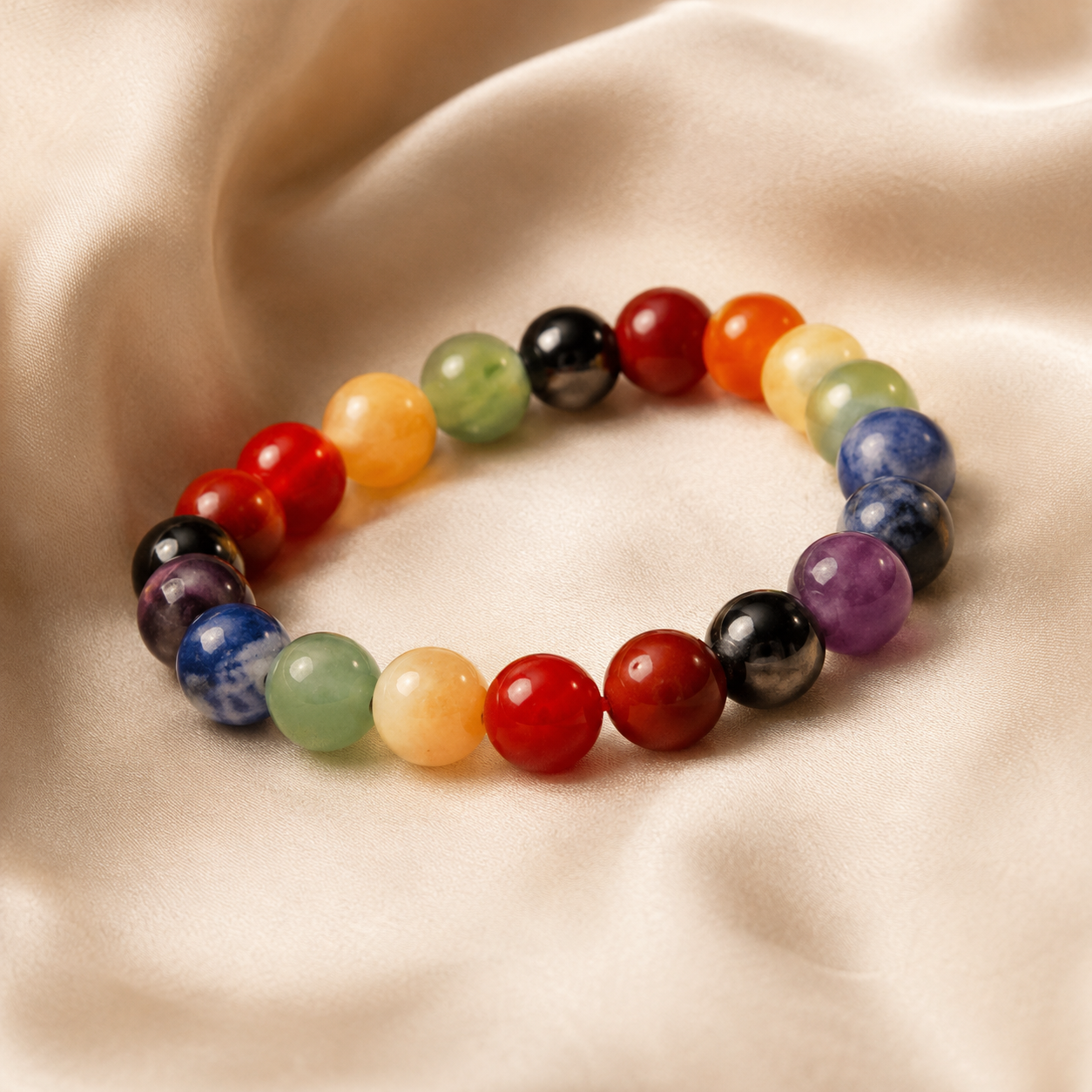 7 Chakra gemstone bracelet