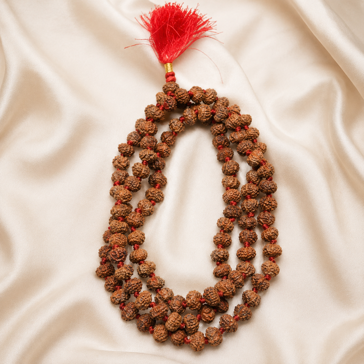 7 Mukhi Rudraksha Mala 108 beads Indonesian