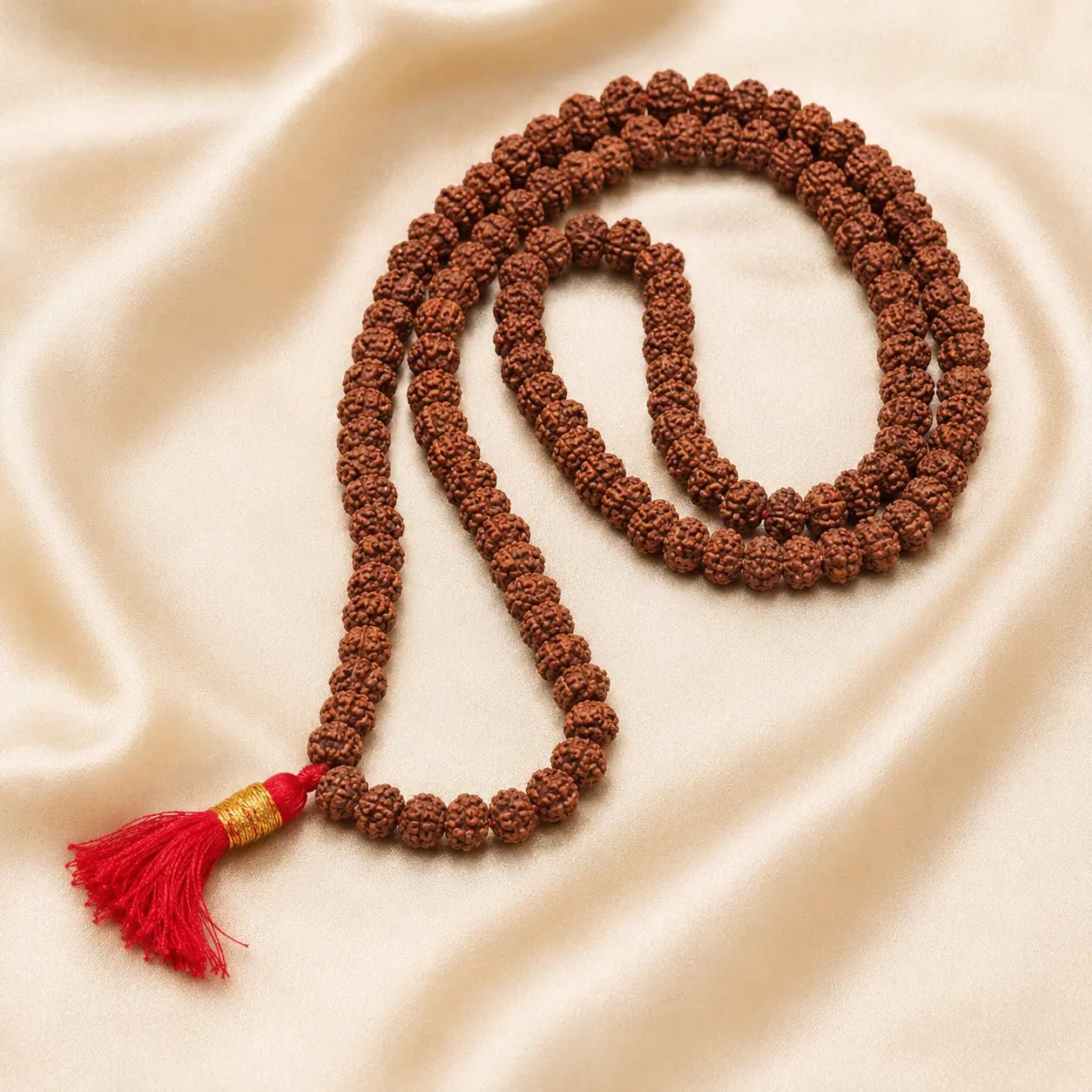 8 Mukhi Rudraksh Mala (108 Beads) Indo - Astrosaras