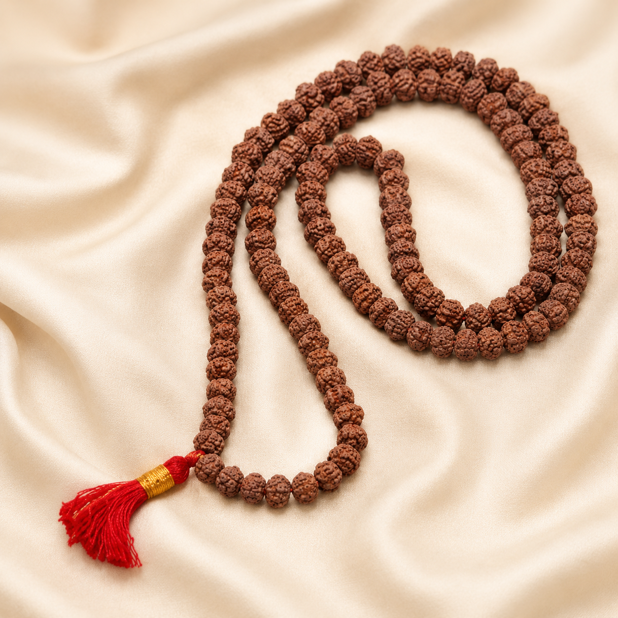 9 Mukhi Rudraksha Mala 108 beads Indonesian