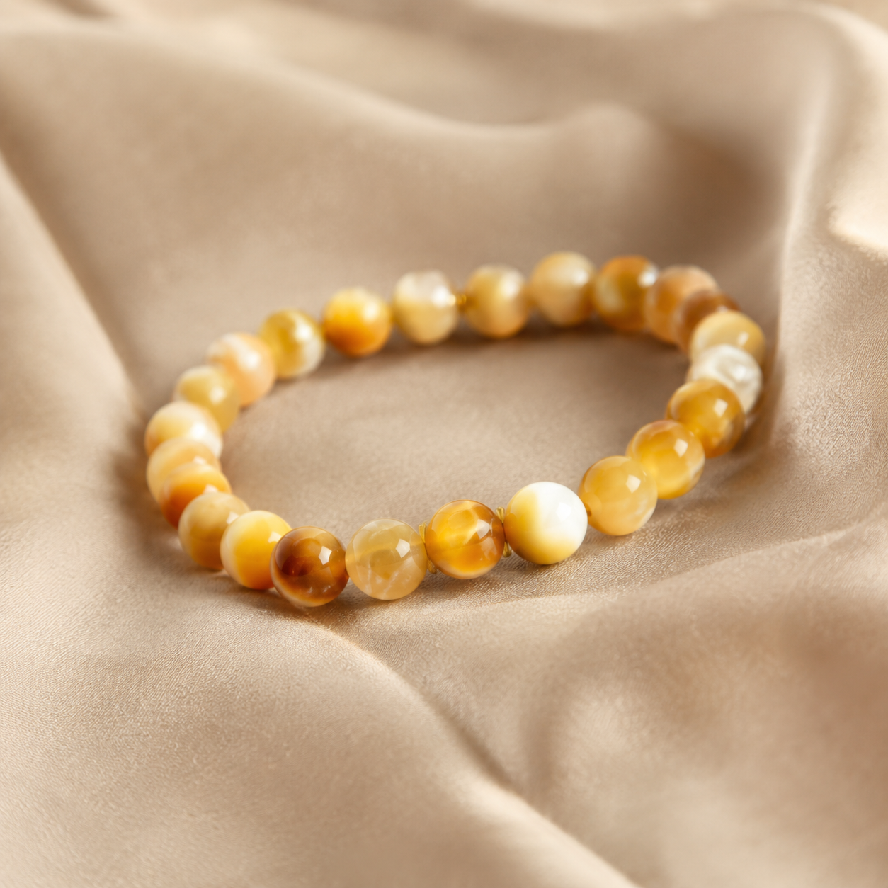 Cat's Eye Lehsunia bracelet