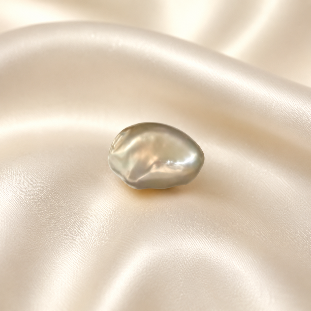 Pearl Keshi 3.57 Carat certified gemstone Moti