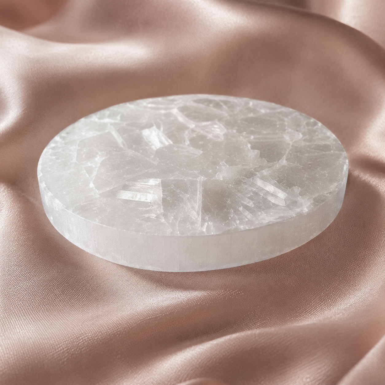 Raw Selenite Plate for crystal charging and space cleansing