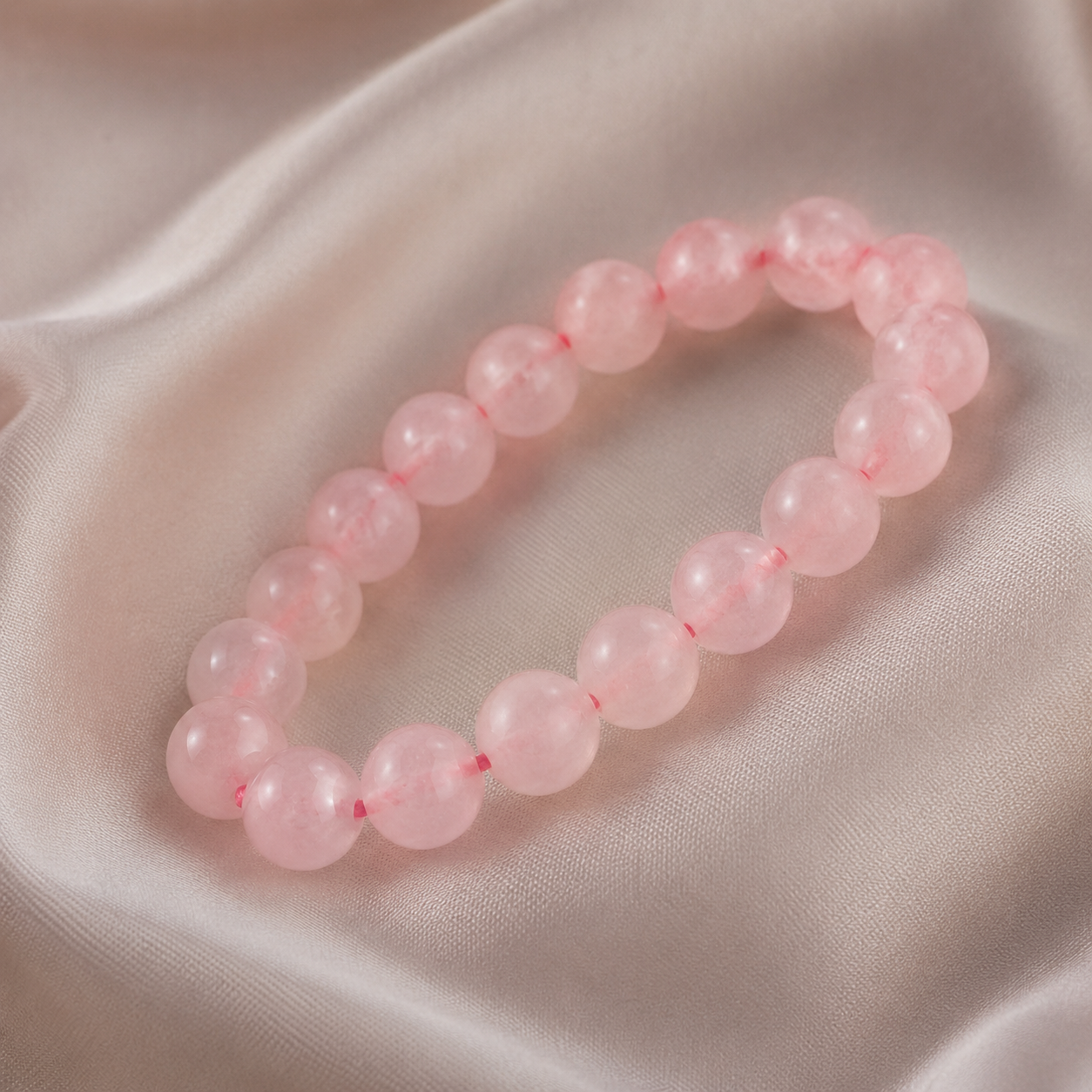 Rose Quartz gemstone bracelet