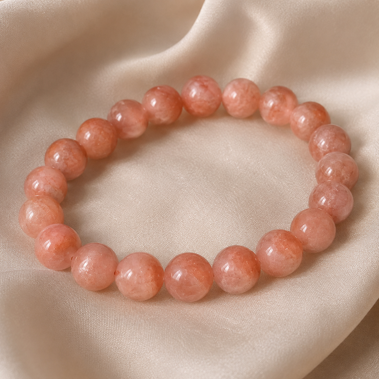 Sunstone gemstone bracelet