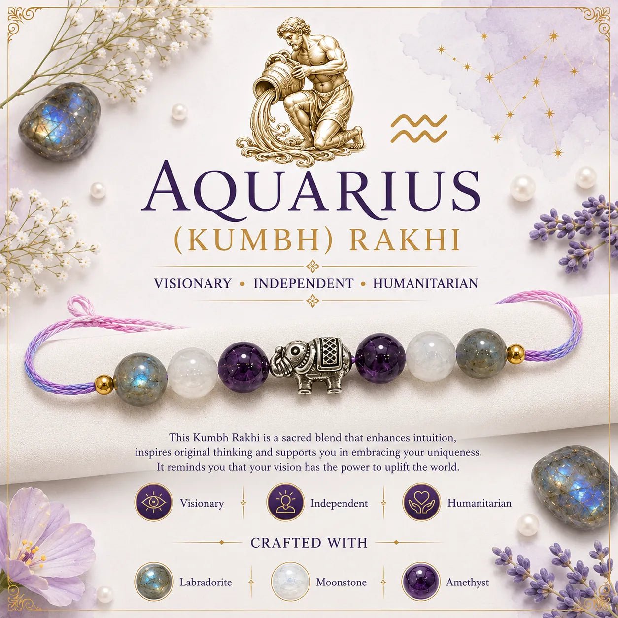 Aquarius Rakhi - Astrosaras