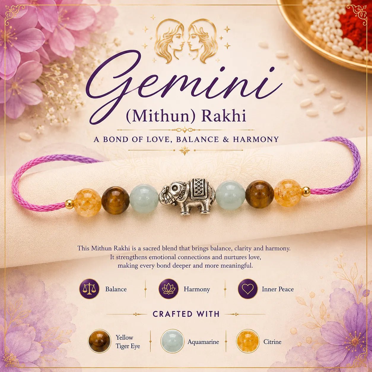 Gemini Rakhi - Astrosaras