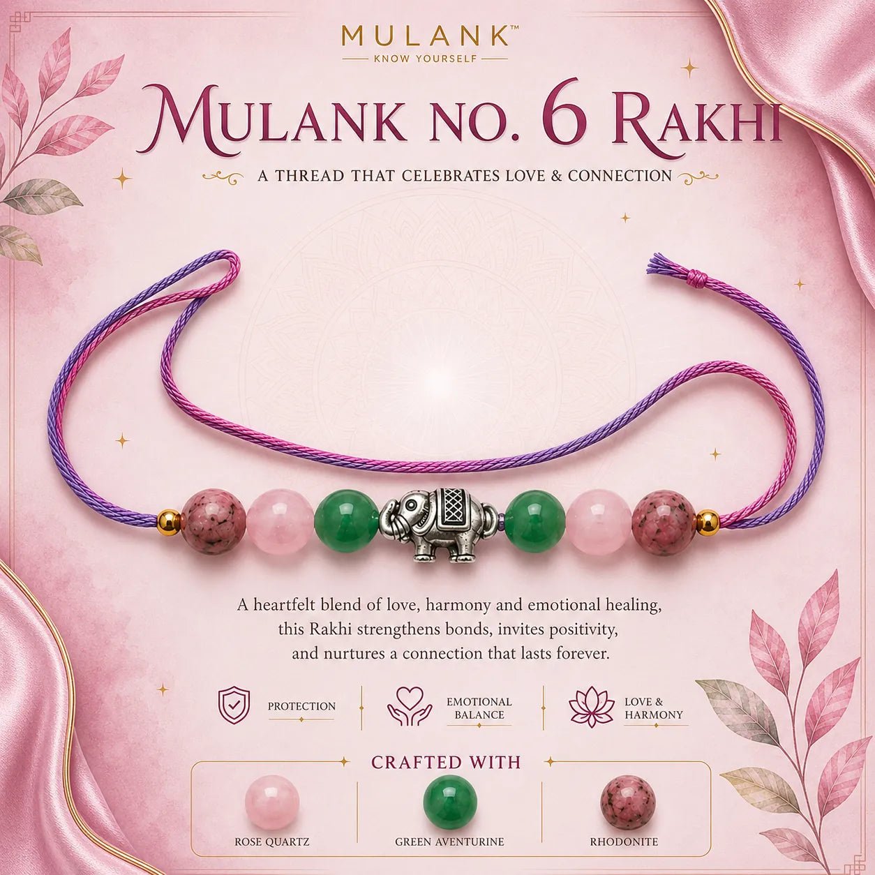 Mulank No 6 Rakhi - Astrosaras