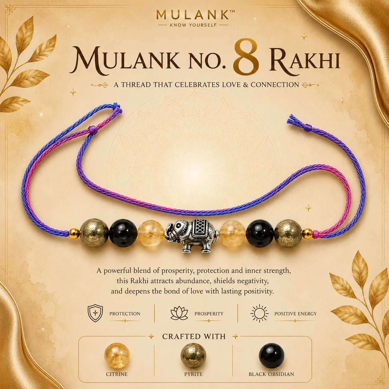 Mulank No 8 Rakhi - Astrosaras
