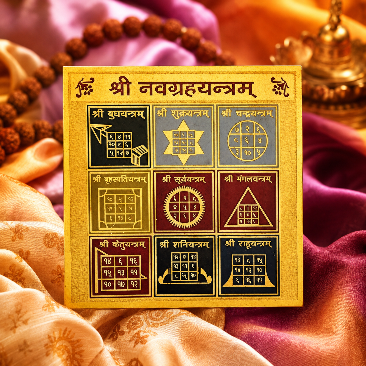 Navgrah Yantra - nine planetary harmony yantra