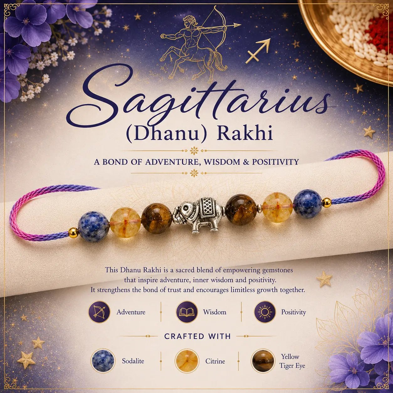 Sagittarius Rakhi - Astrosaras
